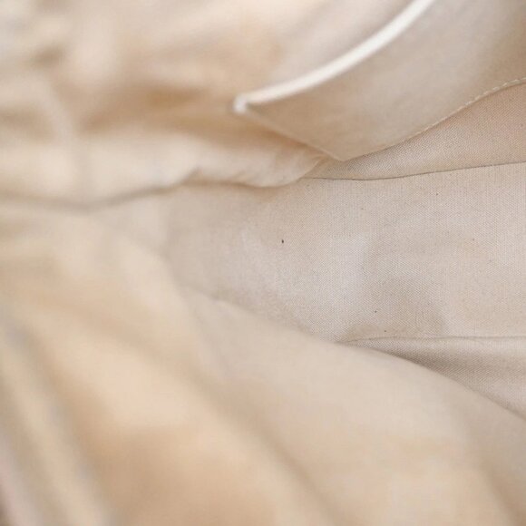 LOUIS VUITTON Siracusa PM Shoulder Bag Damier Azur Leather White N41113 84AA030 - Picture 9 of 16